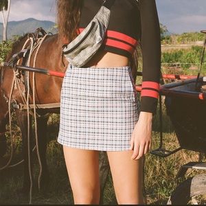 urban outfitters plaid skirt
